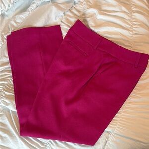 The Limited Pink Relaxed Fit Trousers | Size 14P | Bold Statement Pant